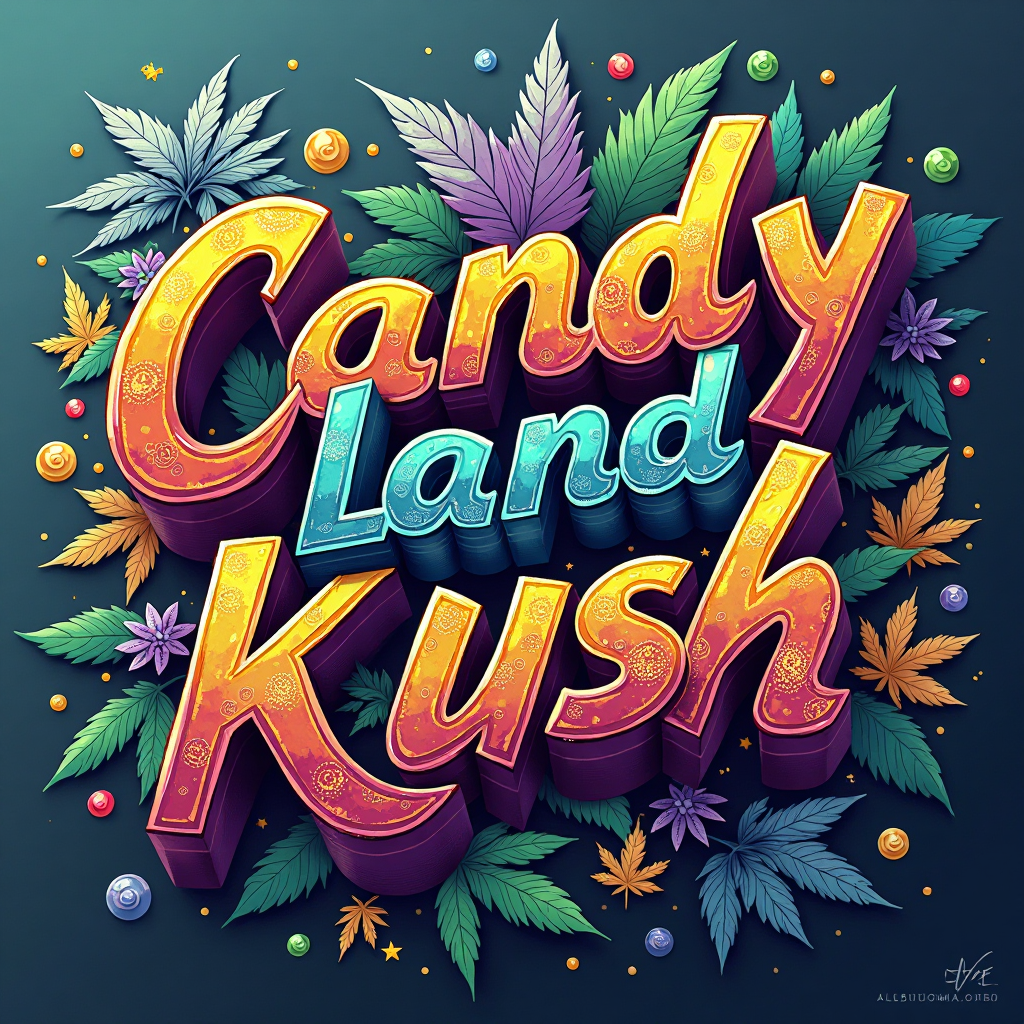 Candy Land Kush  HHC 510 thread cartridge.     (#HHC #CBD #THC)